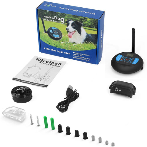 Valla Eléctrica Inalámbrica para Perros – Seguridad y Entrenamiento sin Límites 🐶⚡📏 - Collar Electrico