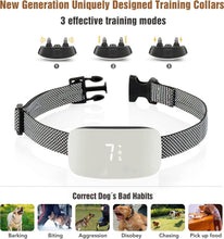 Cargar imagen en el visor de la galería, Collar Antiladridos Inteligente Recargable e Impermeable – Control Efectivo y Seguro - Collar Electrico

